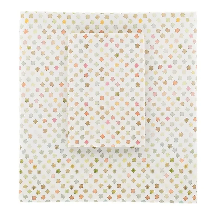 Watercolor Dots Queen Sheet Set