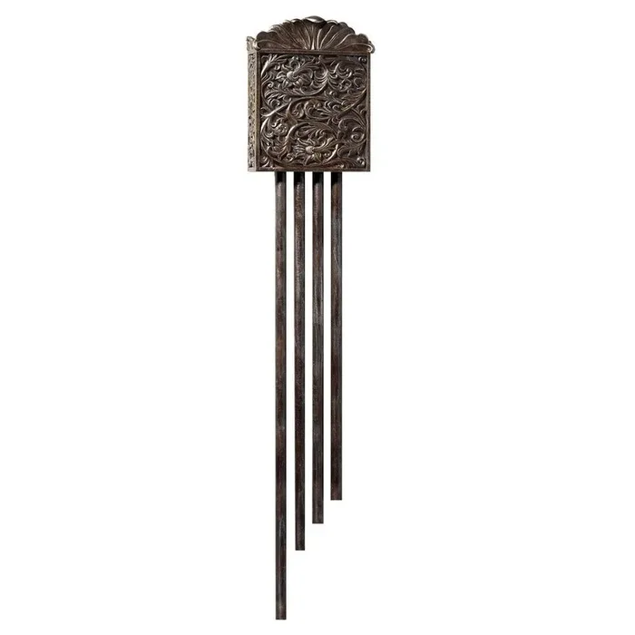 Westminster Carved Long Chime in Hand Painted Renaissance Crackle