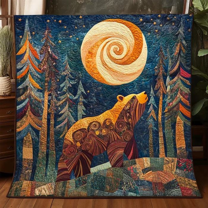Wild Bear Night WJ2406012CL Quilt