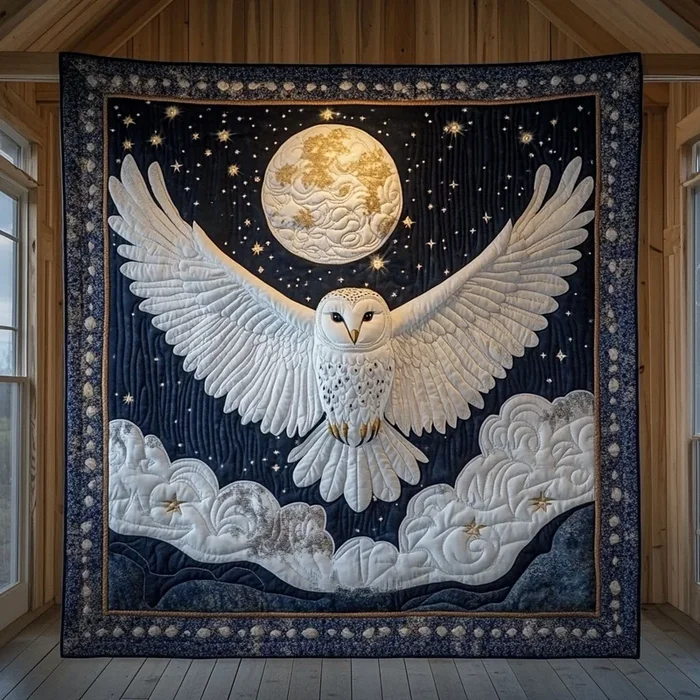 Winter Owl CP3010063CL Quilt