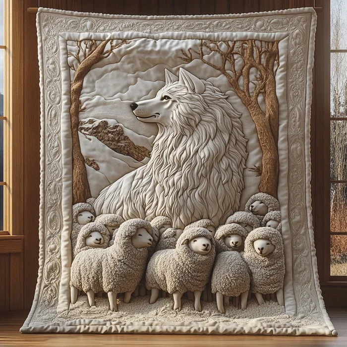 Wolf In Sheep CP1006001CL Quilt