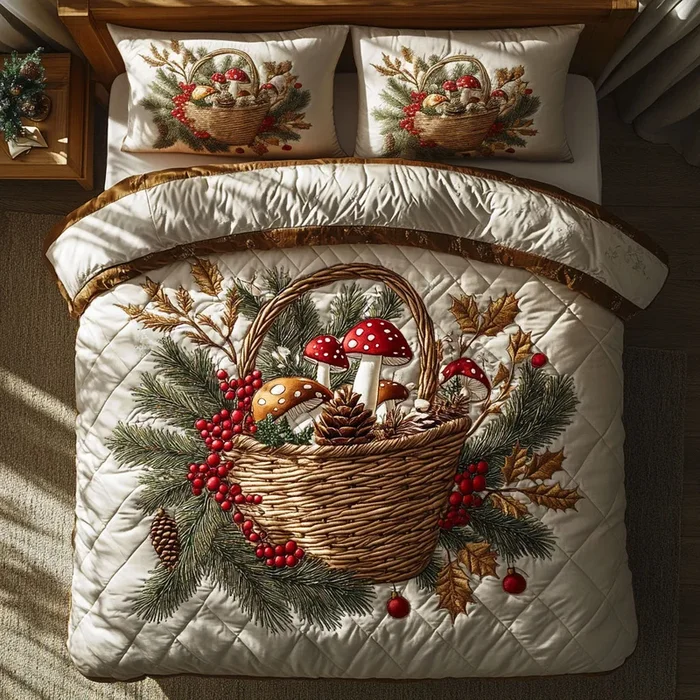 Woodland Mushroom WN2310071CL Duvet Cover Set